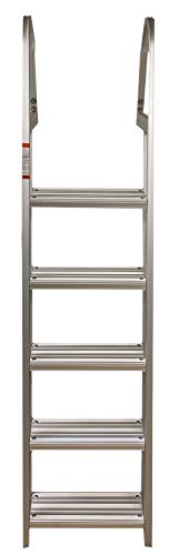 Heavy Duty Aluminum 5 Step Removable Boarding Ladder M37928