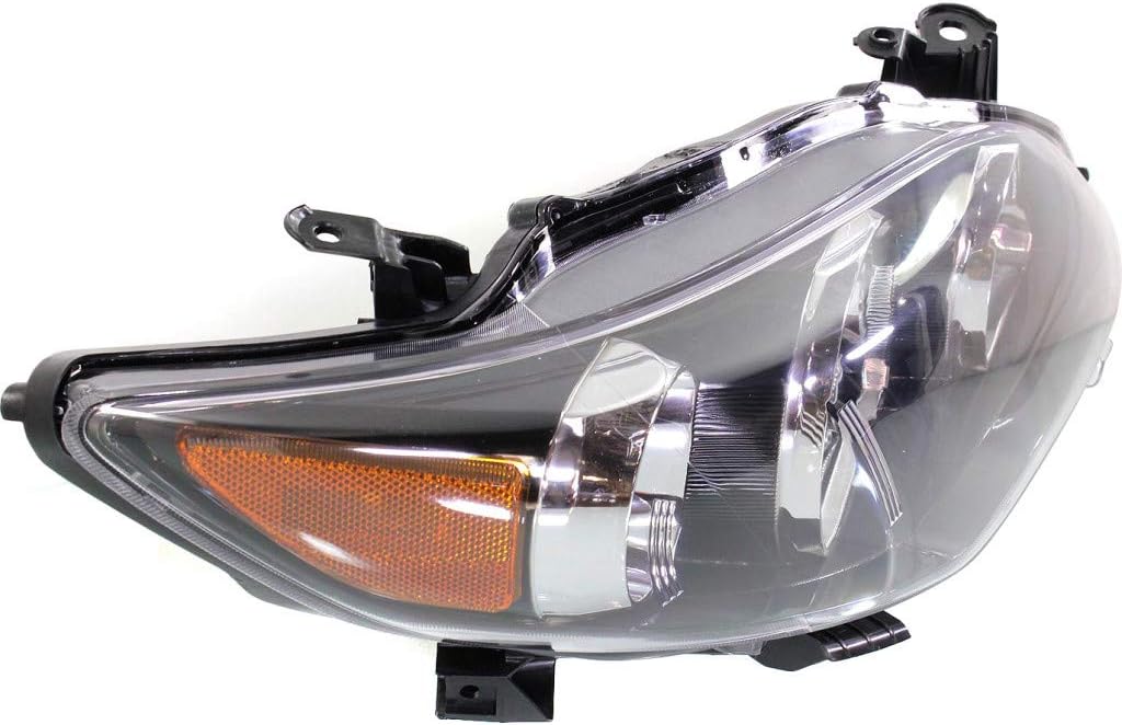 Black Passenger Side Headlight Assembly R308