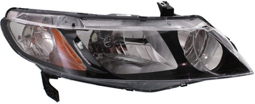 Driver Side Headlight Assembly for Honda Civic 2006-2011 F3758
