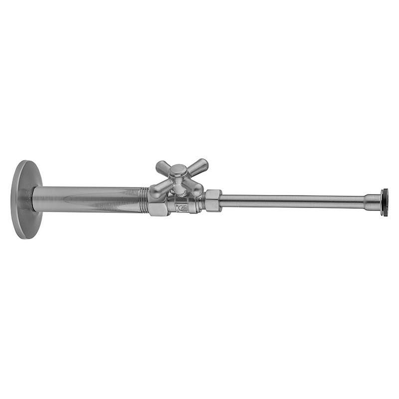 Quarter Turn Straight Pattern Toilet Supply Kit with Standard Cross Handle, 20 inch Q607