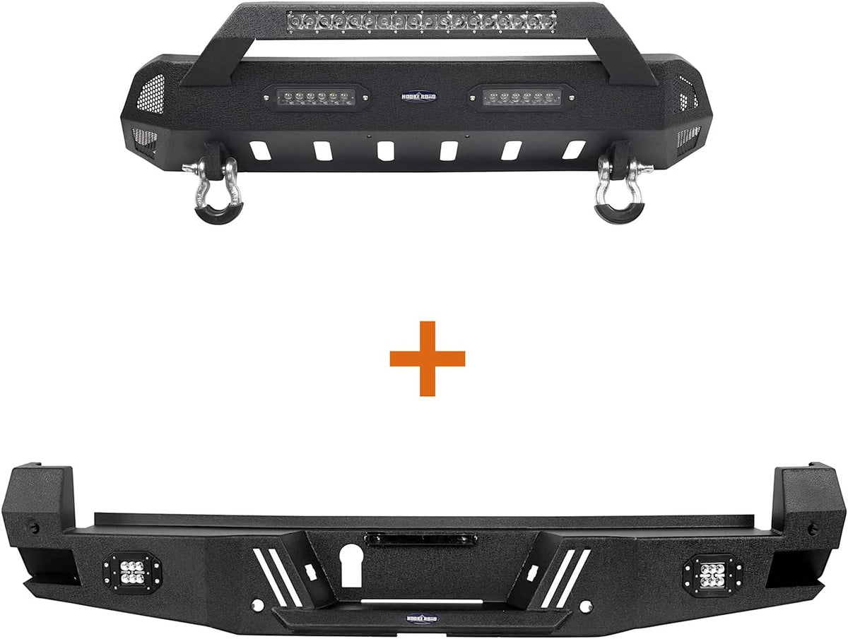 Tacoma Rear Bumper w/Sensor Holes + Front Bumper Kit L8058