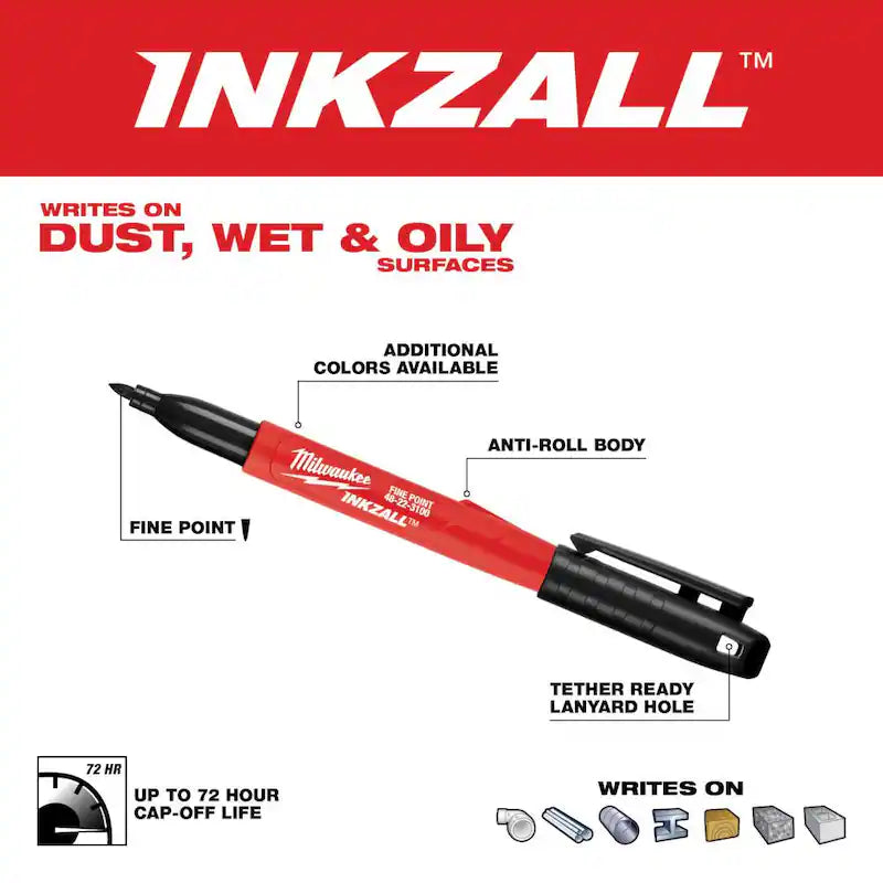 Black Fine Point Permanent Marker S309849