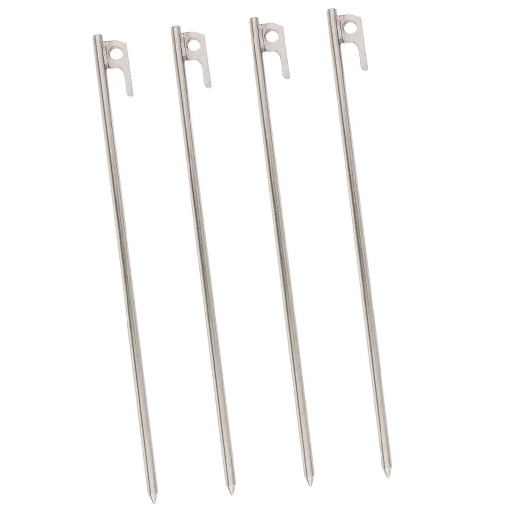 4Pcs Solid Steel Tent Stakes U59837