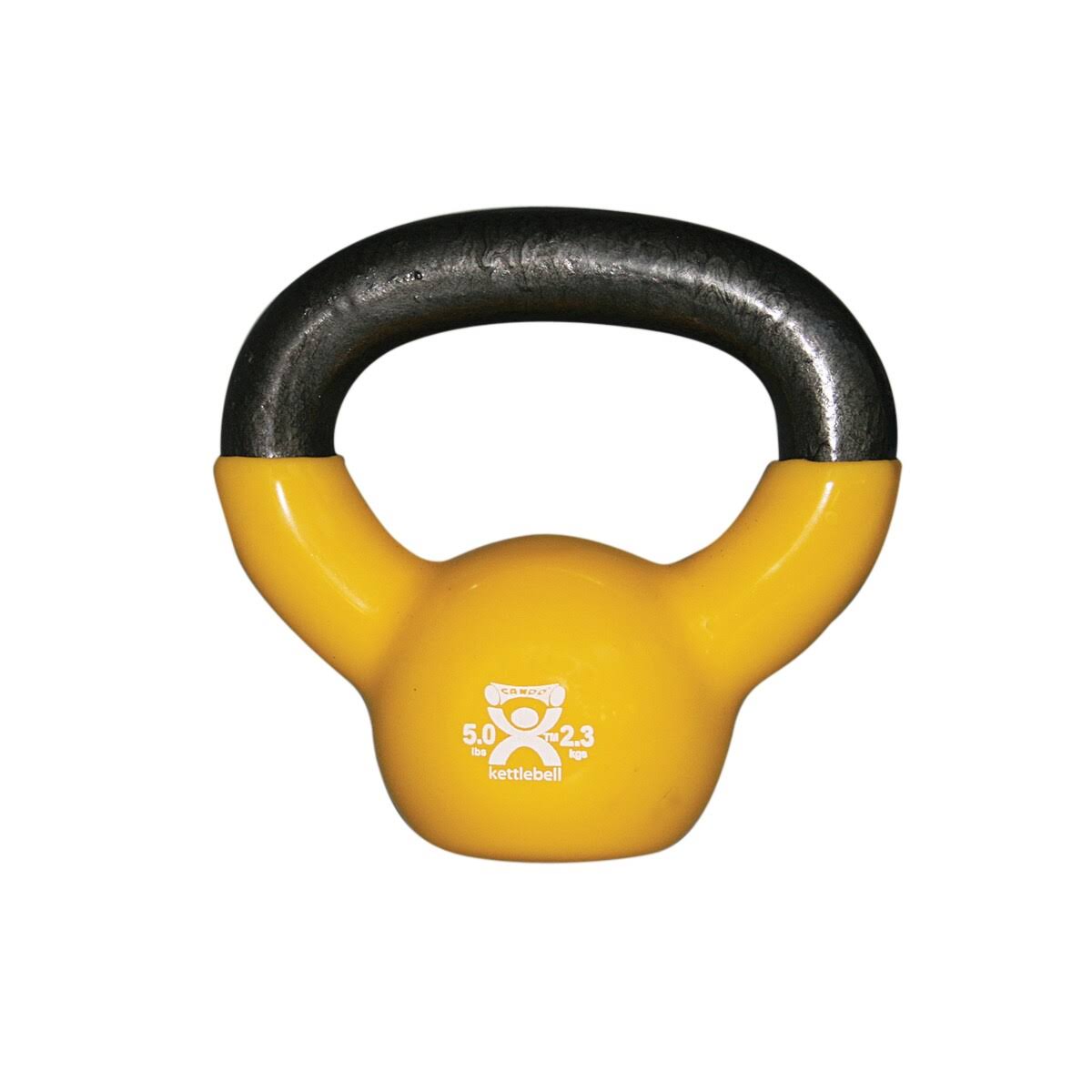 Vinyl Coated Kettlebell 25 lbs Silver M463958