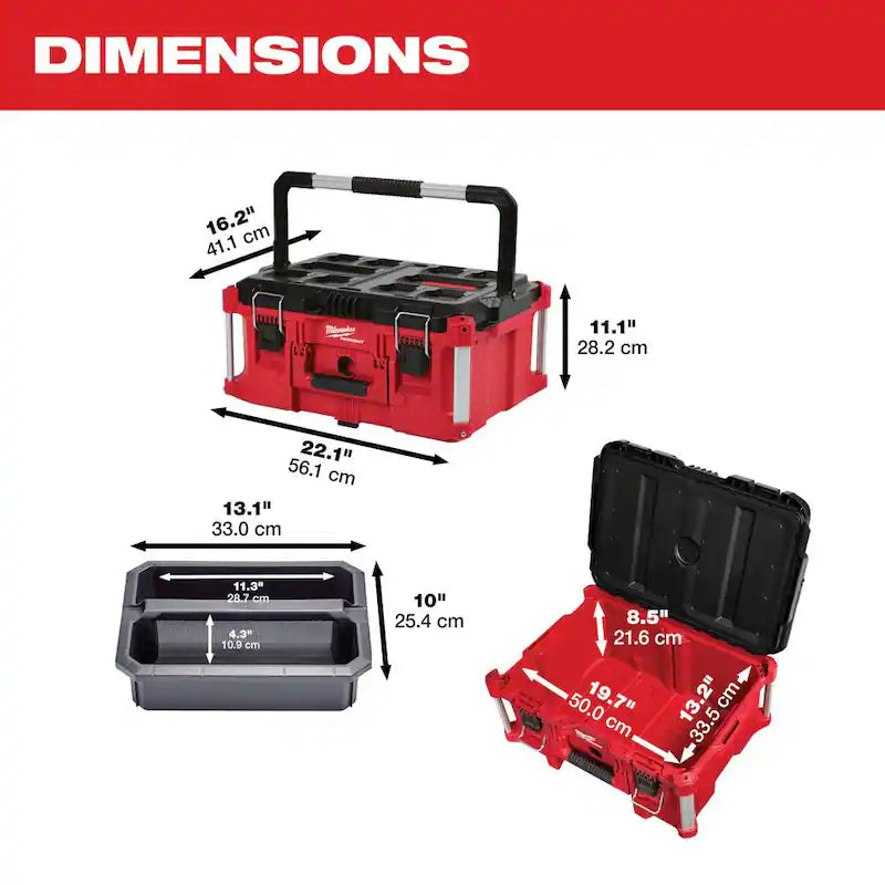 22 in. Rolling Tool Box and Large and Medium Tool Box O320