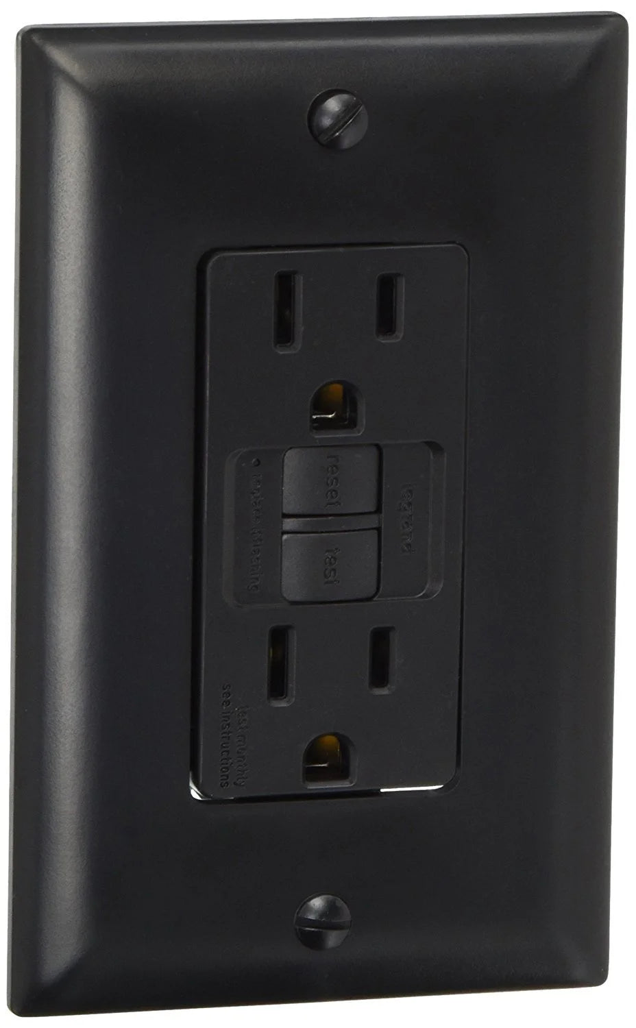 Black 15A GFCI Outlet T65780