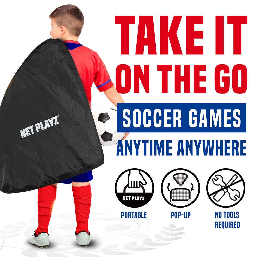 Pop-up Soccer Goals Set of 2 O71653