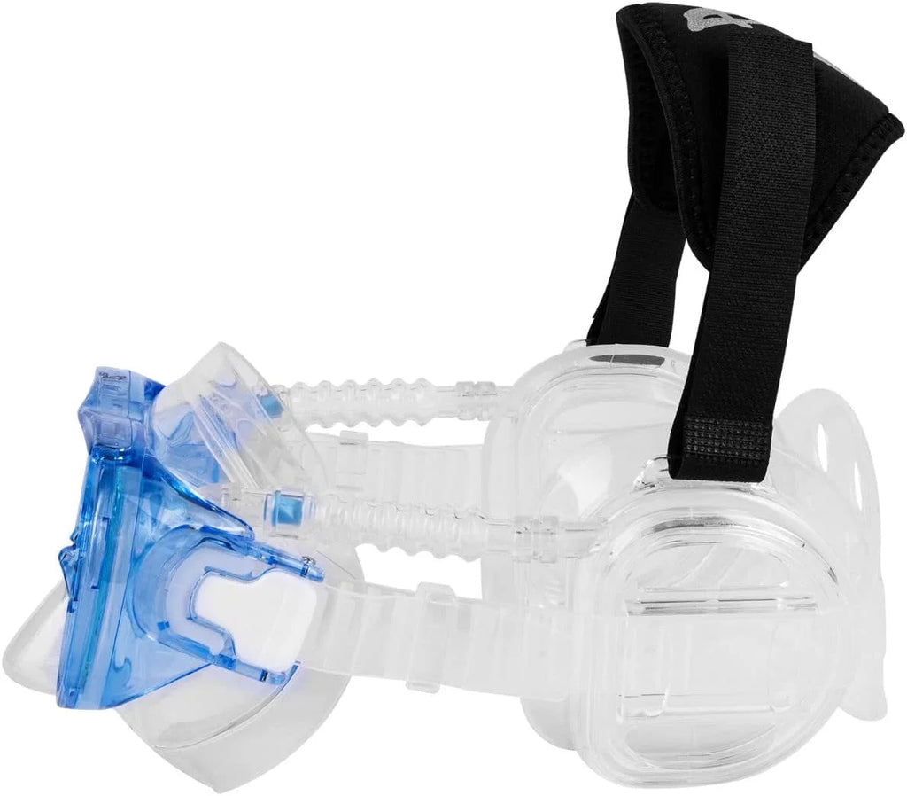 Kids Dive Mask With Ear Covers, Tempered Glass Lens Z343