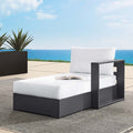 Gray White Modular Outdoor Chaise Lounge G292