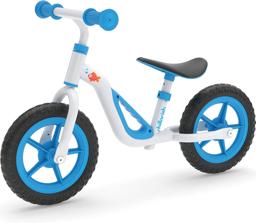 Silver 10 inch Toddler Balance Bike with Adjustable Seat X694366